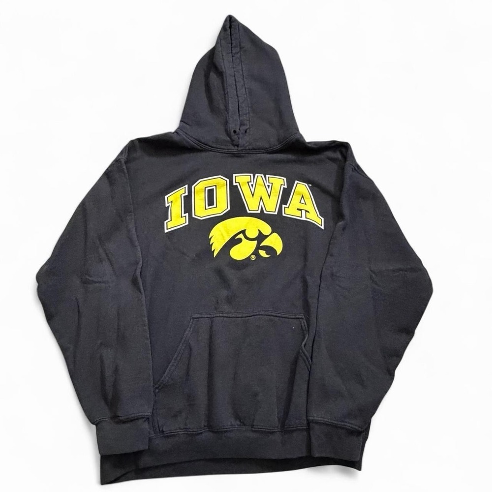 Campus Colors Iowa Pullover Hoodie Men's Size Large NCAA School Casual